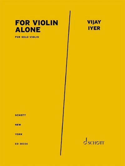 DL: V. Iyer: for violin alone (Dirpa)