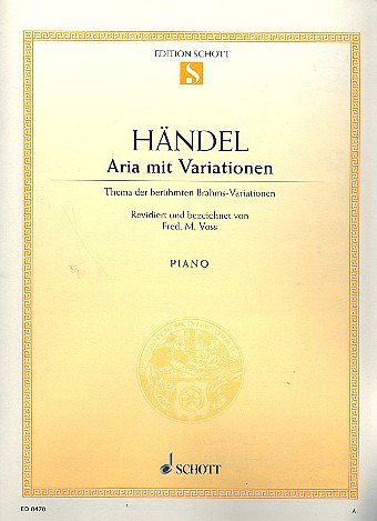 G.F. Händel: Aria mit Variationen , Klav