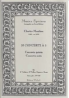 Mouthon Charles: 10 Concerti A 5 Bd 3 Musica Speciosa