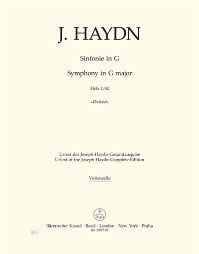 J. Haydn: Symphony in G major Hob. I:92 "Oxford"
