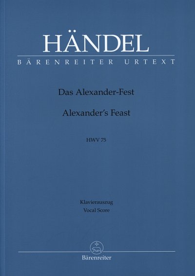G.F. Händel: Alexander's Feast or The Pow, 3GsGchOrchBc (KA)