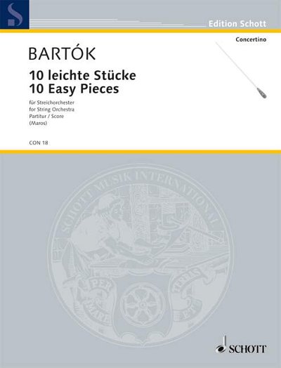 DL: B. Bartók: 10 leichte Stücke, Stro (Part.)