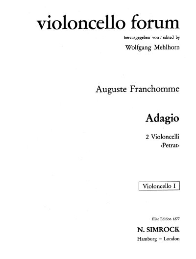 A. Franchomme: Adagio in G , 2Vc