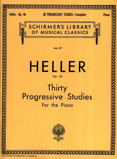 S. Heller: 30 Progressive Studies, Op. 46 (Complete), Klav