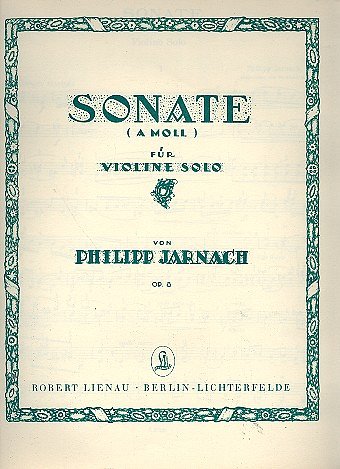 P. Jarnach: Sonate a-Moll op. 8 , Viol
