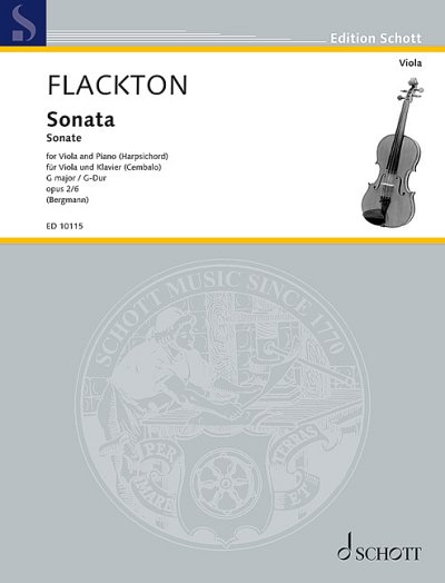 W. Flackton, William: Sonata Sol majeur