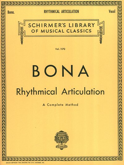 P. Bona: Rhythmical Articulation