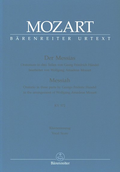 G.F. Händel: Der Messias KV 572, 4GesGchKlav (KA)