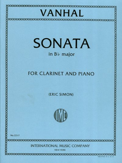 J.B. Vanhal: Sonata in B-flat major