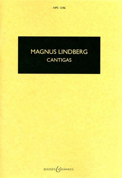 M. Lindberg: Canticas (1998-99), SinfOrch (Stp)