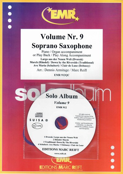 D. Armitage: Solo Album Volume 09, SsaxKlav/Org (+CD)