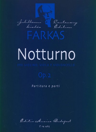 F. Farkas: Notturno op. 2, VlVlaVc (Pa+St)