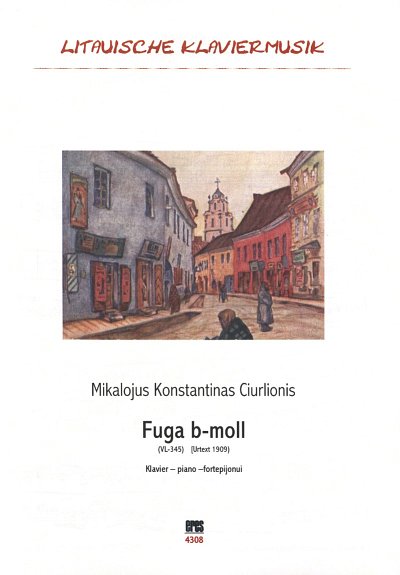 Ciurlionis, Mikalujos Konstantinas: Fuga b-moll Nr. LV-345