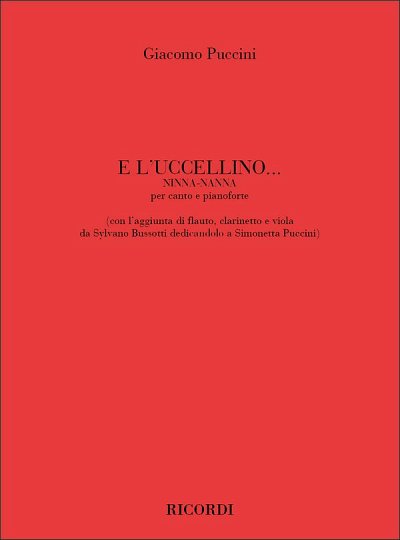 G. Puccini: E l'uccellino..., GesSKlav (Part.)