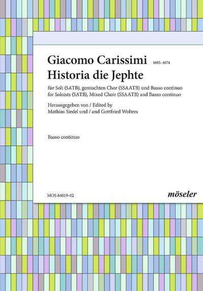 G. Carissimi: Historia di Jephte , GesGchBc (Chpa)