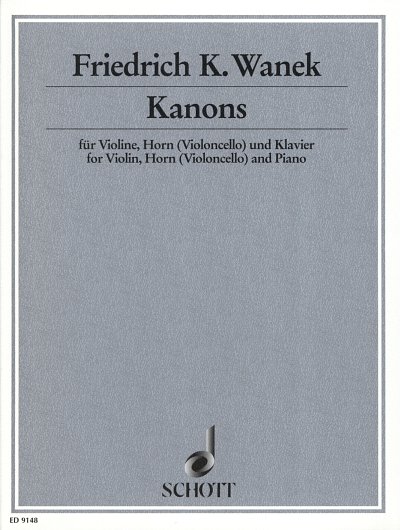 F.K. Wanek: Kanons