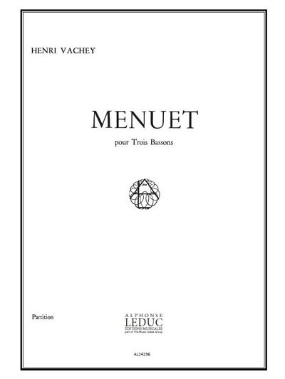 H. Vachey: Menuet (Part.)