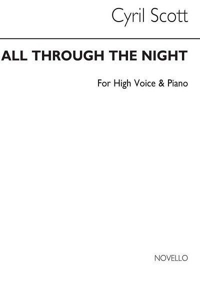 C. Scott: All Through The Night (Key-b Flat), GesHKlav