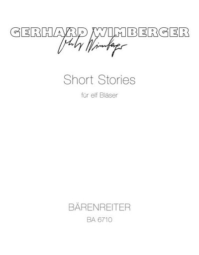 G. Wimberger: Short Stories für elf Bläser (1975) (Stp)