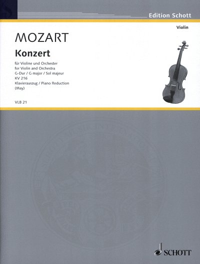 W.A. Mozart: Konzert G-Dur KV 216 , VlOrch (KASt)