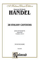DL: Handel: 28 Italian Cantatas with Instruments, Nos. 16-23