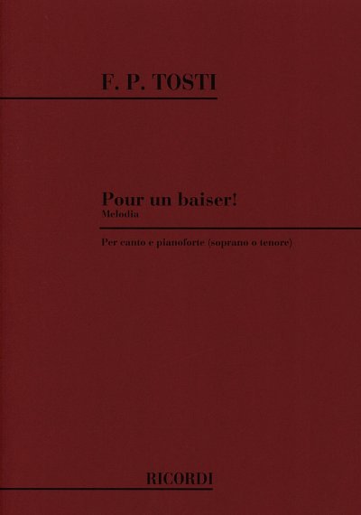 F.P. Tosti: Pour Un Baiser!, GesKlav
