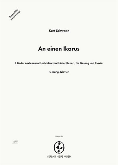 K. Schwaen: An Einen Ikarus - 4 Lieder