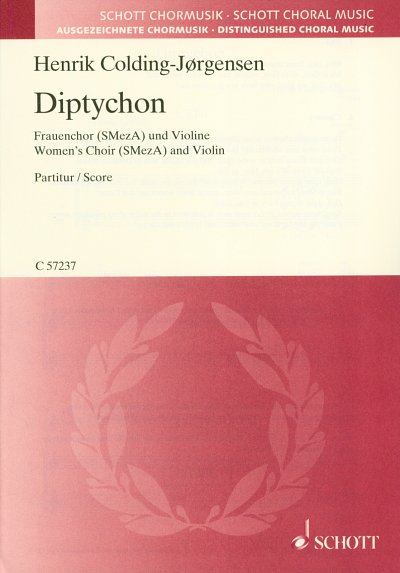 H. Colding-Jorgensen: Diptychon FCh, Vl, Partitur