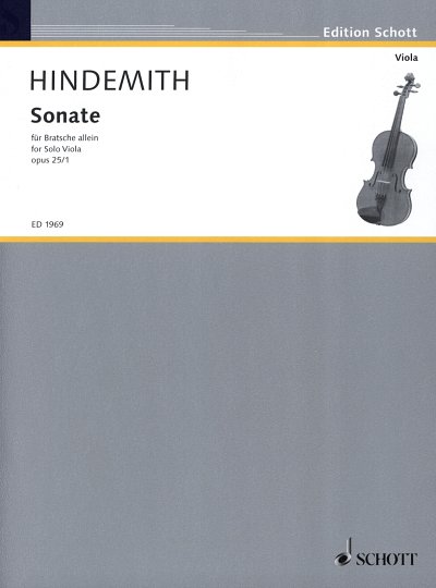 P. Hindemith: Sonate op. 25/1, Va