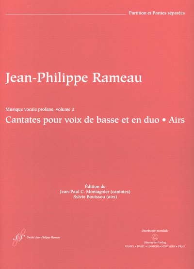 J.-P. Rameau: Cantates pour voix de basse et en duo. Airs
