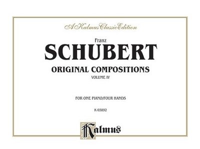 F. Schubert: Original Compositions for Four H, Klav4m (Sppa)