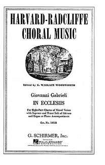 G. Gabrieli: In Ecclesiis (Chpa)