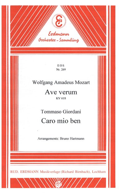 W.A. Mozart: Ave verum KV 618 + Caro mio be, Salono (Stsatz)