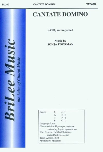 P. Sonja: Cantate Domino, GCh4 (Chpa)