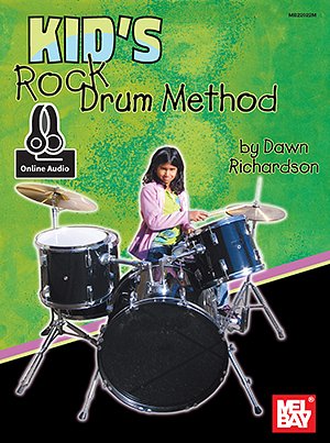 Kid's Rock Drum Method Book With Online Audio