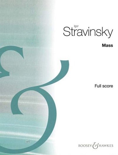 I. Strawinsky: Messe (Part.)