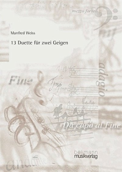 W. Manfred: 13 Duette fuer zwei Geigen zw., 2 Violinen