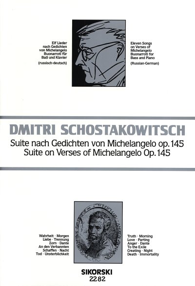 D. Sjostakovitsj: Suite nach Gedichten von Michelangelo Buonarroti für Bass und Klavier op. 145