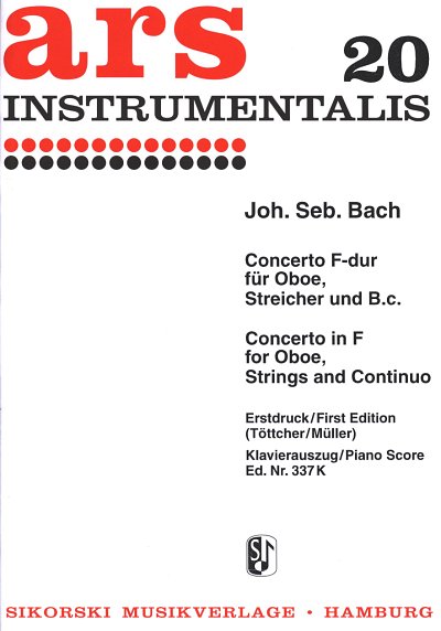 J.S. Bach: Konzert F-Dur - Ob Str Bc