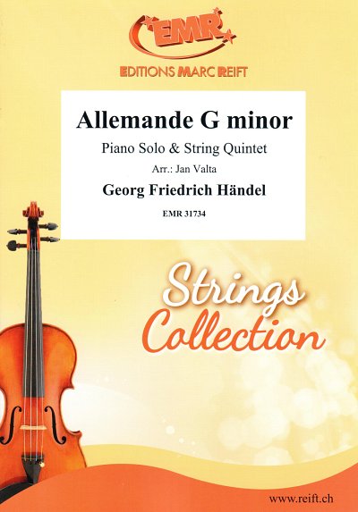 G.F. Händel: Allemande G Minor, 5StrKlav (Pa+St)