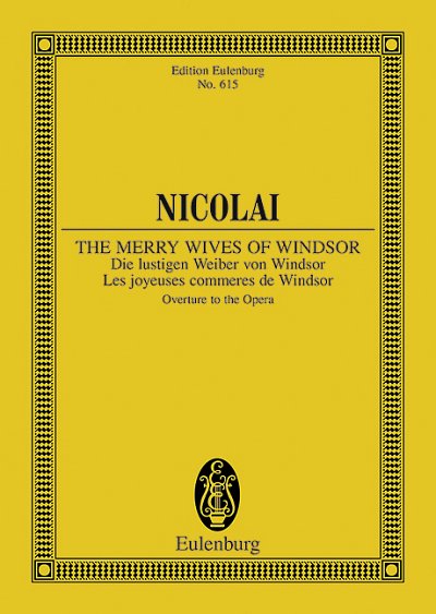 DL: O. Nicolai: Die lustigen Weiber von Windsor, Orch (Stp)