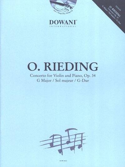 O. Rieding: Konzert für Violine und Klavier G-, VlKlav (+CD)