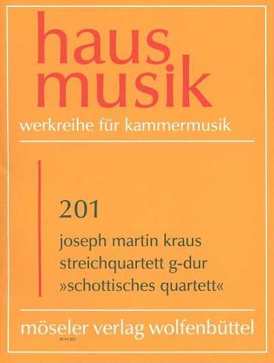 J.M. Kraus: Streichquartett G-Dur, 2VlVaVc (Pa+St)