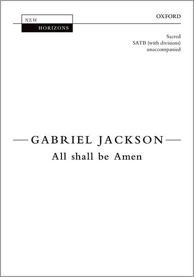 G. Jackson: All shall be Amen, GCh4 (Chpa)