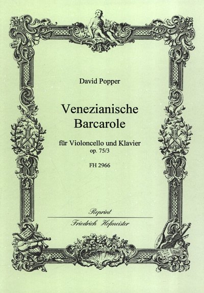D. Popper: Venezianische Barcarole op. 75, VcKlav (KlavpaSt)