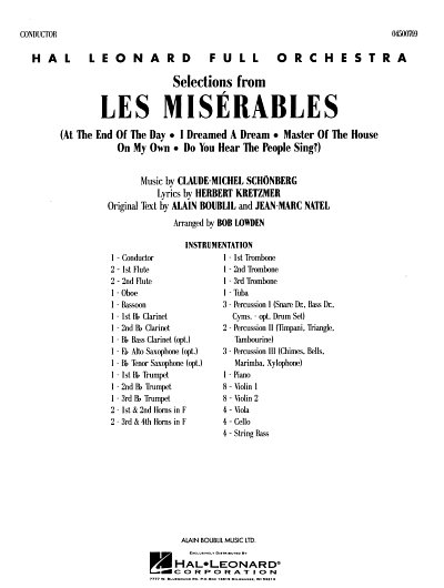 C. Schönberg: Selections from Les Mis?rables