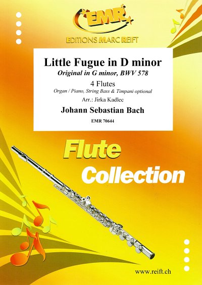 DL: J.S. Bach: Little Fugue in D minor, 4Fl
