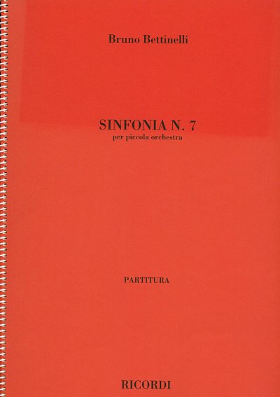 B. Bettinelli: Sinfonia N.7, Sinfo (Part.)