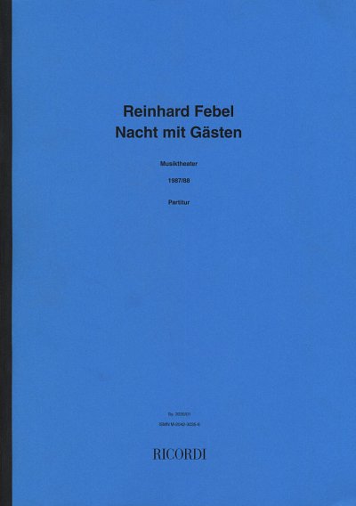 AQ: R. Febel: Nacht mit Gästen, Sinfo (Part.) (B-Ware)