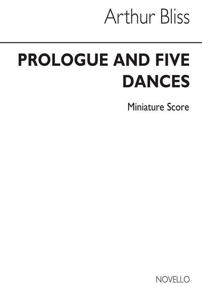 A. Bliss: Checkmate Prologue & Five Dances, Sinfo (Bu)